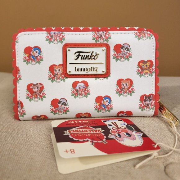 Loungefly Funko Villainous Valentines Zip Around Wallet - Picture 4 of 12